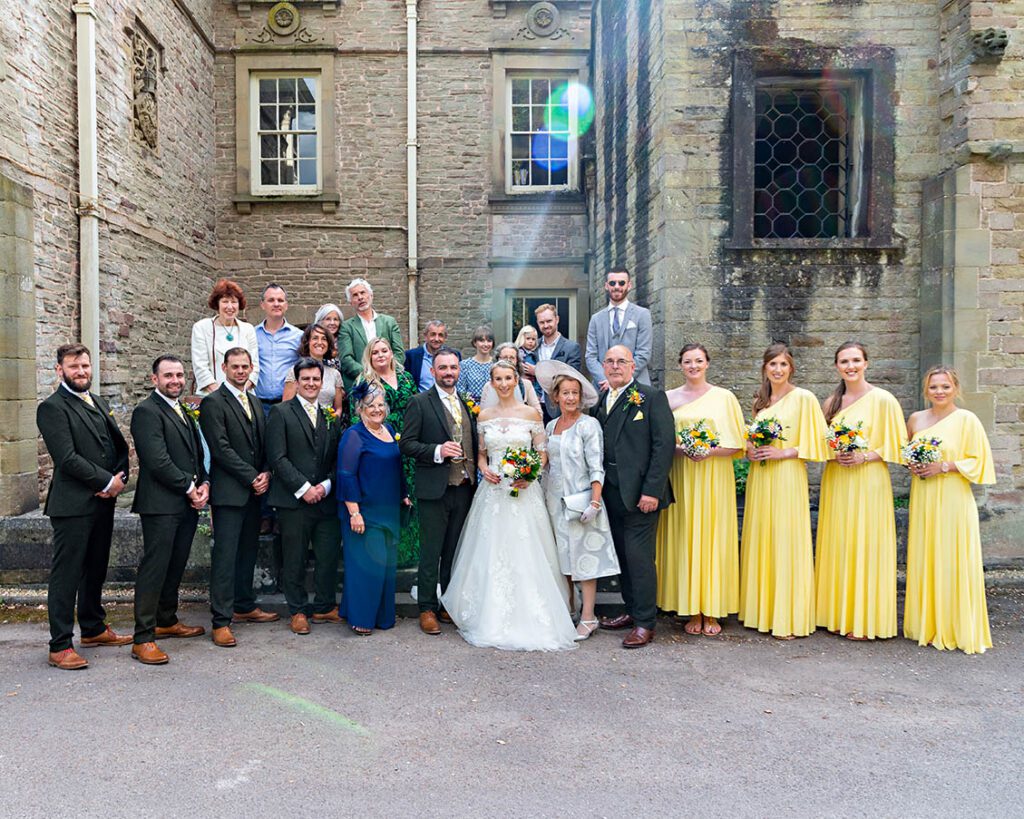 wedding photography at Drybridge House