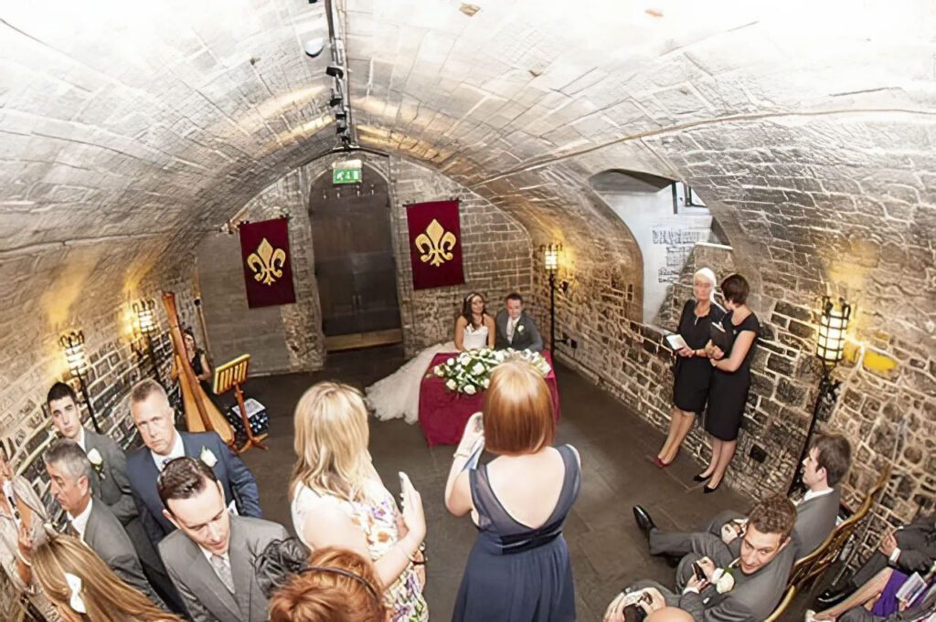 The Undercroft Cardiff Castle wedding