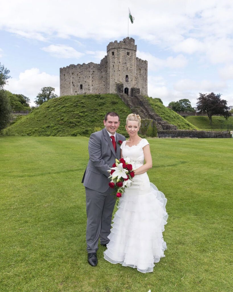 Cardiff Castle wedding photography