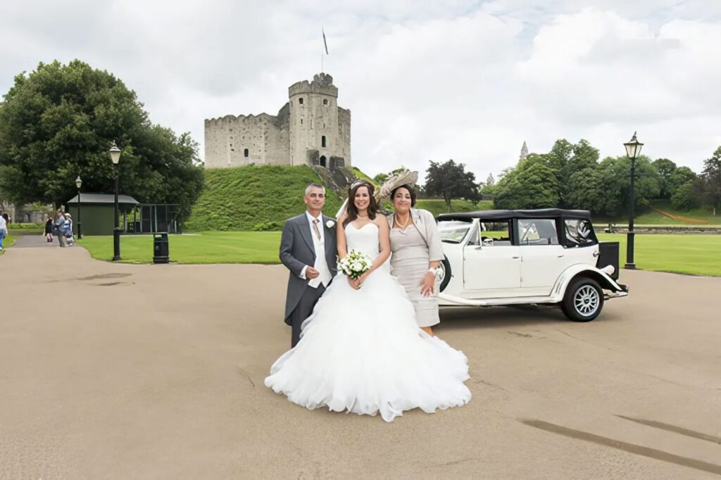 Cardiff Castle wedding photographer