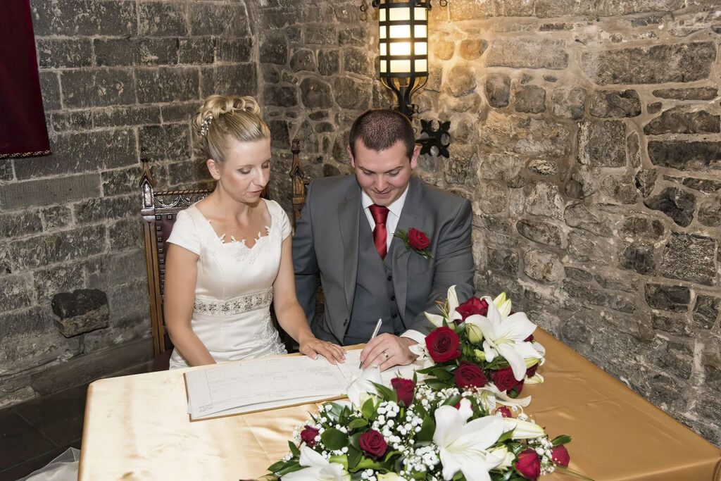 The Undercroft Cardiff Castle wedding