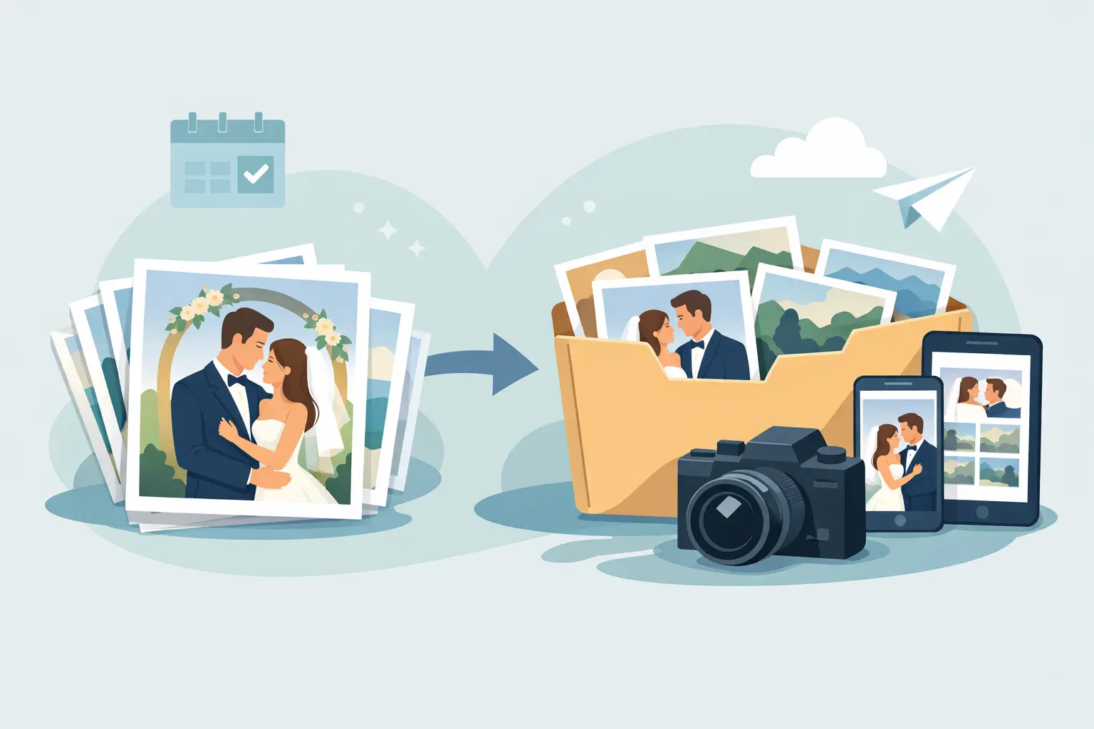 How Many Wedding Photos Delivered?