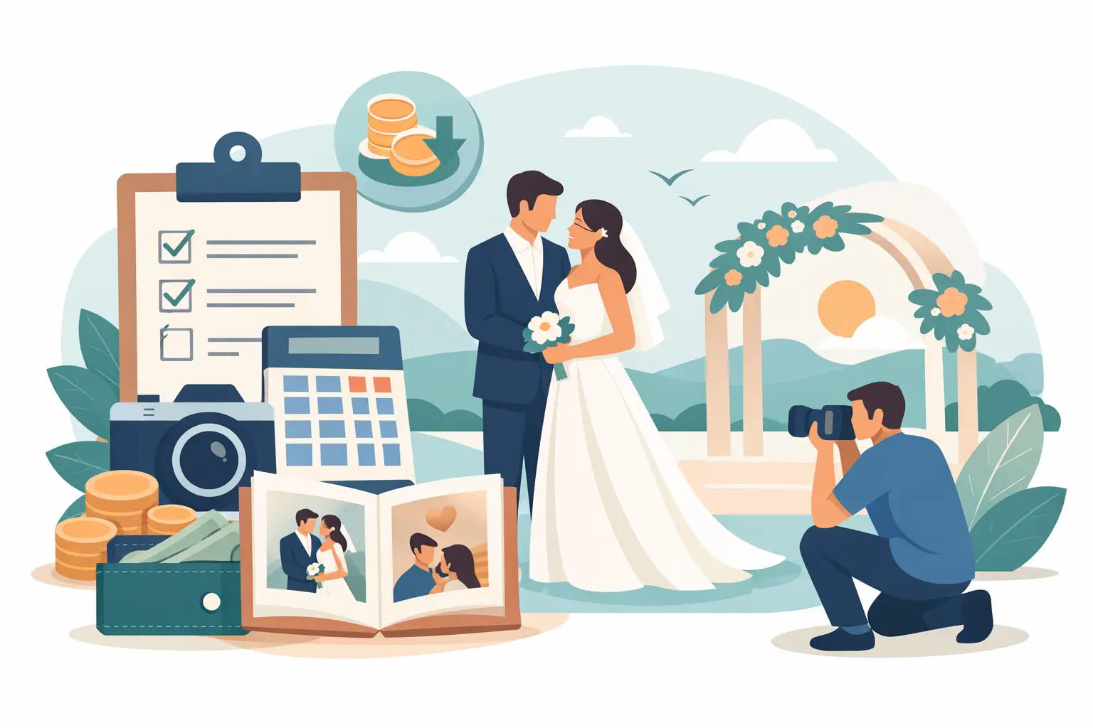 How to Plan Affordable Wedding Photos