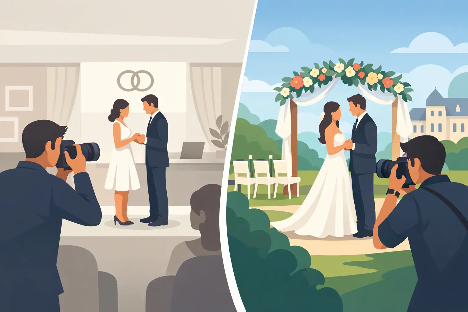 Registry Office or Venue Photography?