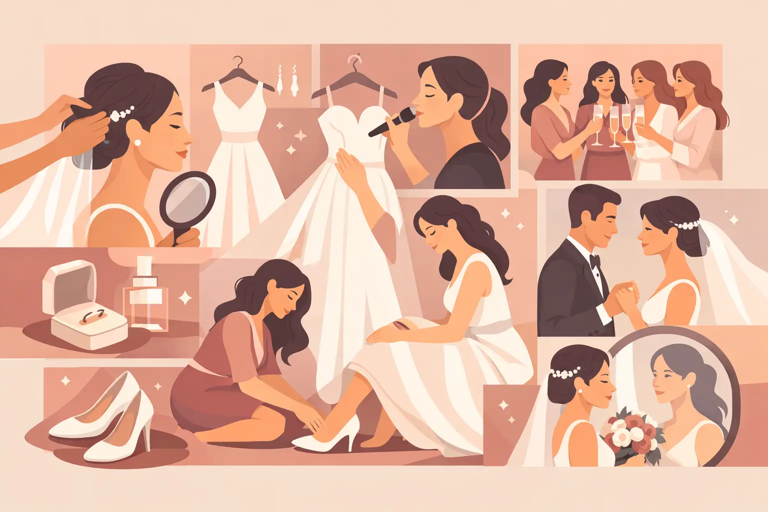 12 Best Bridal Preparation Photo Moments