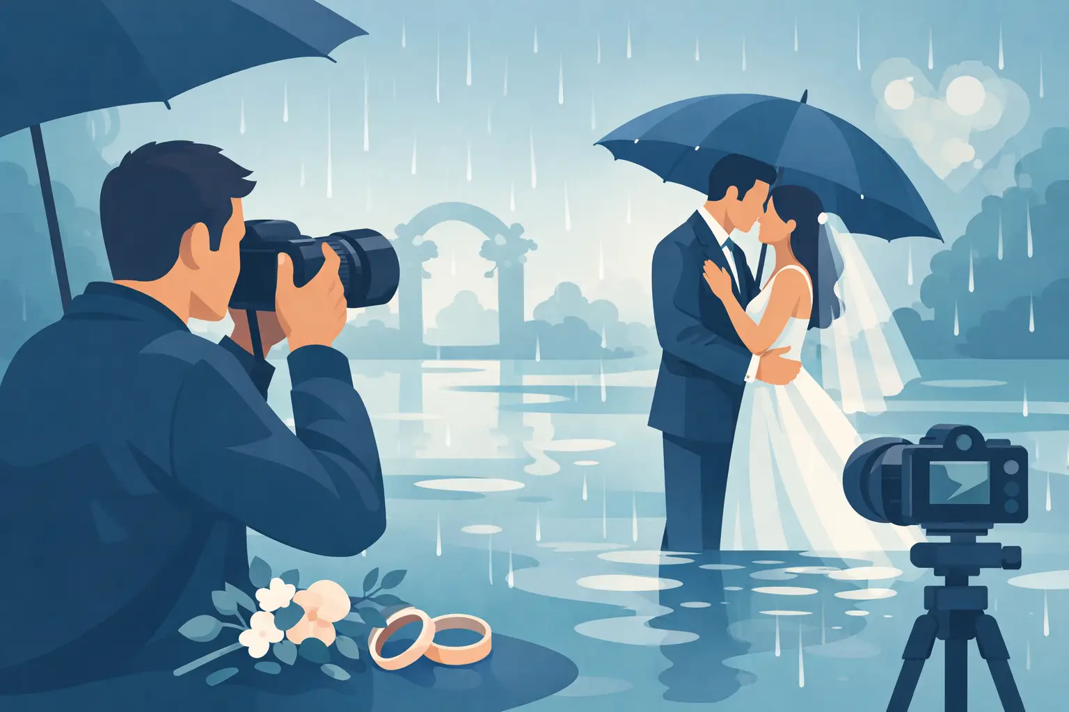 12 Rainy Wedding Photography Ideas That Work
