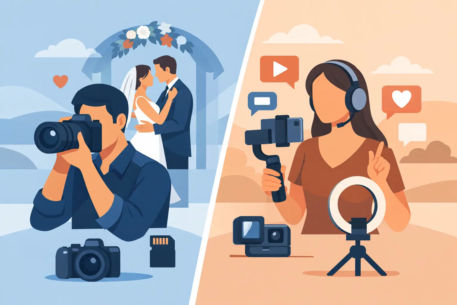 Wedding Photographer or Content Creator - Which?
